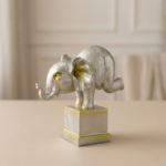 TCG 9" Yoga Posture Elephant Set Antique Colour - Image 3