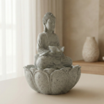 TCG 12.9" Buddha Fountain with Crystal Ball - Image 3