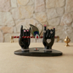 TCG 6" Krishna Hands Holding Flute With Peacock Feather - Image 4