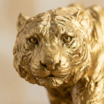 TCG 5.9" Golden Lion Statue - Image 2