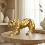 TCG 5.9" Golden Lion Statue
