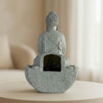TCG 12.9" Buddha Fountain with Crystal Ball - Image 4