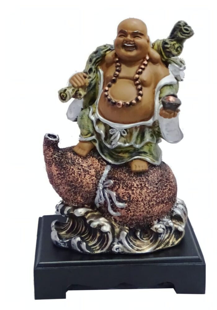 12" Money Potli (cloth sack) Bhudda - Image 1