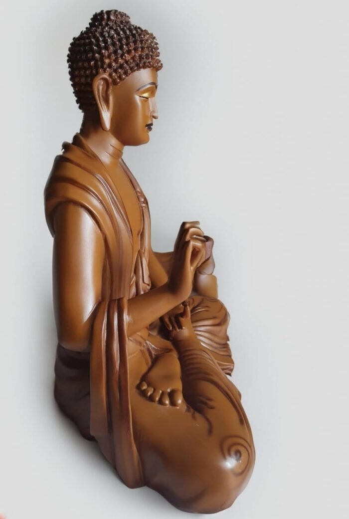 26" Calm posture Budda comes in natural colour. - Image 2