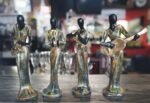 Elegant Musician Statue. - Image 4