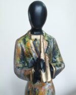 Elegant Musician Statue. - Image 2
