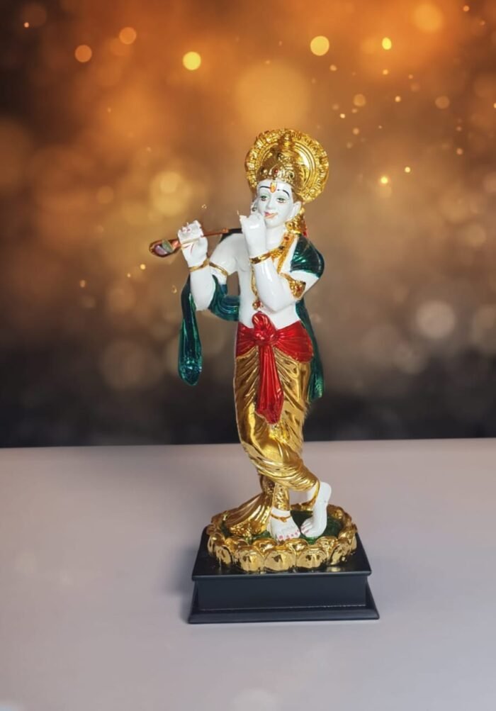 Marble finish Elite Krishna murti - Image 1