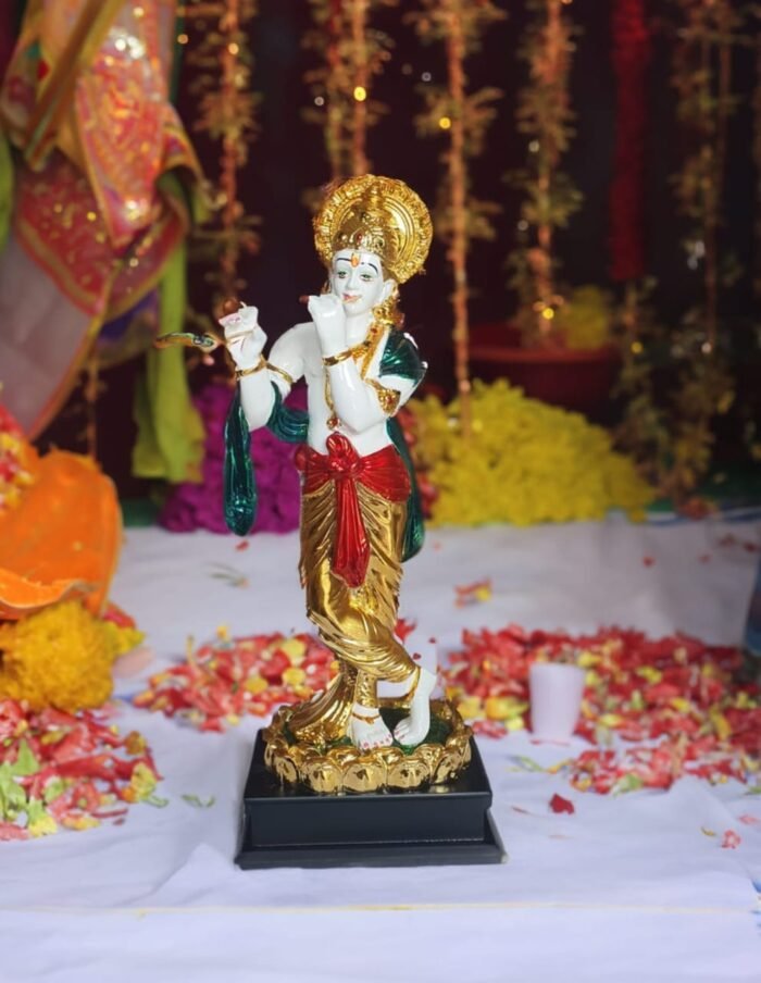Marble finish Elite Krishna murti - Image 3