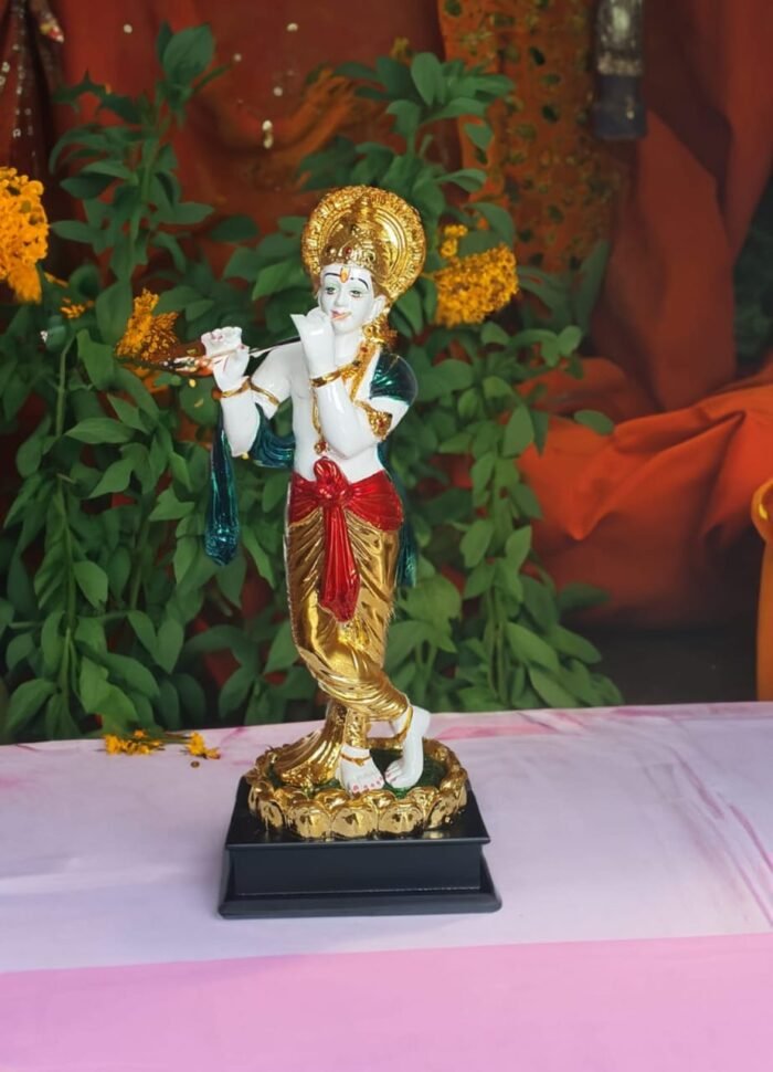 Marble finish Elite Krishna murti - Image 2