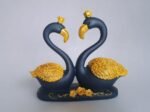 7" Lovely Blue King Queen Swan Couple - Image 3