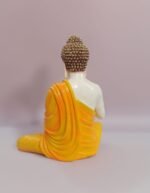 13" Calm Posture Bhudda comes in orange colour. - Image 6