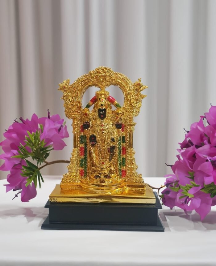 TCG 30cm Tirupati Balaji Golden finish Idol. - Image 2