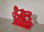 8" Red Horse Running Couple - Image 5