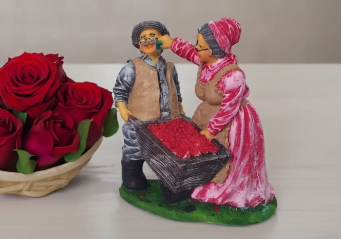TCG 19cm Dada dadi Statue with flower basket - Image 2