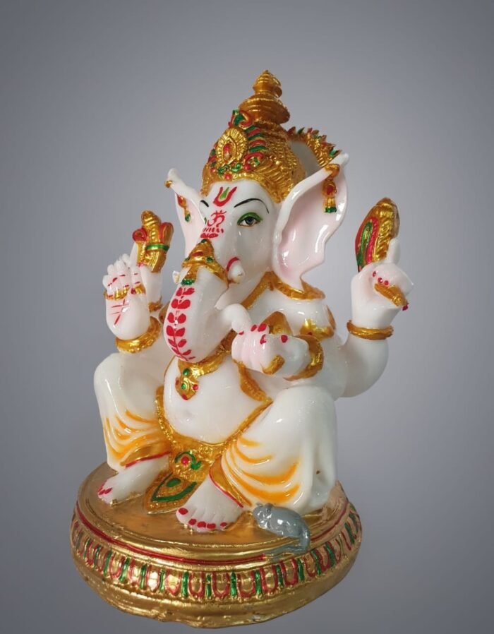 TCG 28cm Golden Ganesha Staute - Image 2