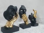 Handy Face Statue set of 3 Postures. - Image 5