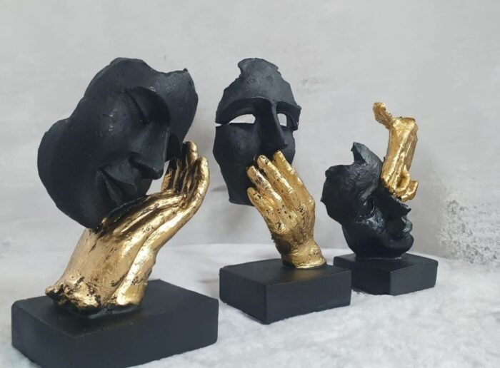 Handy Face Statue set of 3 Postures. - Image 5