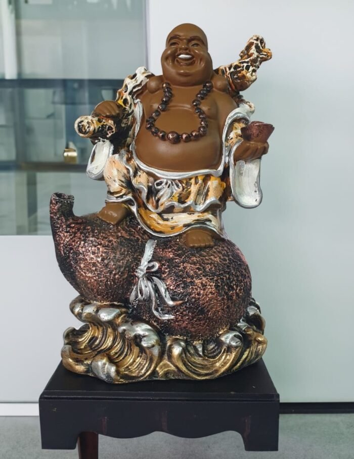 12" Money Potli (cloth sack) Bhudda - Image 3