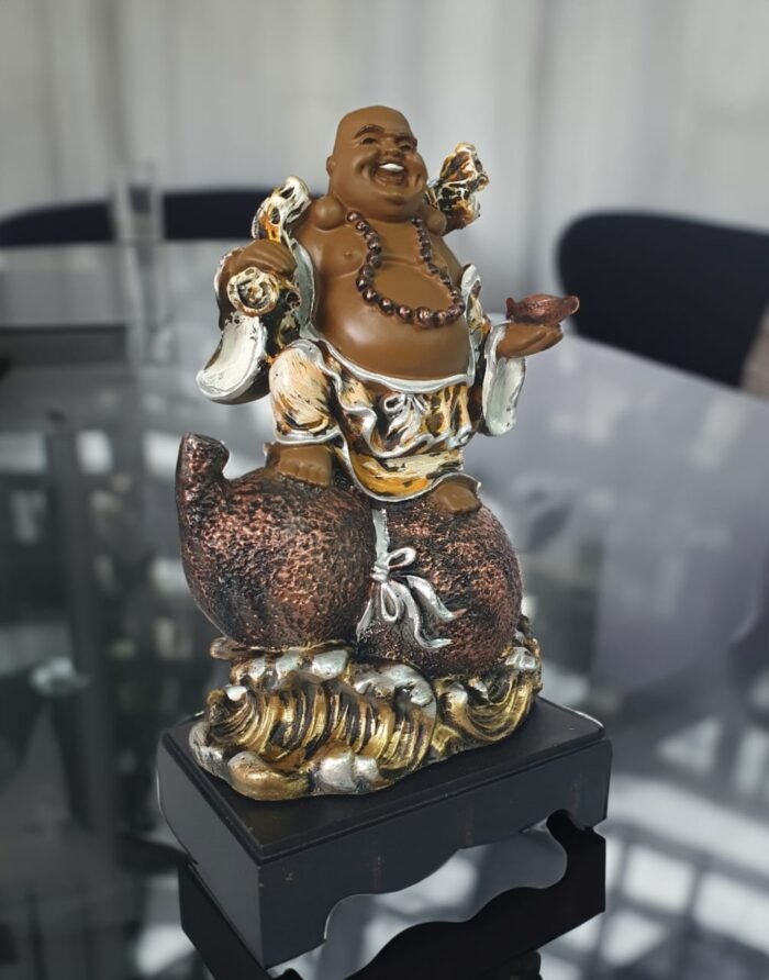 12" Money Potli (cloth sack) Bhudda - Image 2