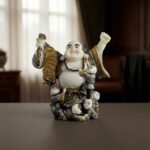 TCG 10" Laughing Buddha with Lovely Babies - Image 4