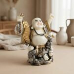 TCG 10" Laughing Buddha with Lovely Babies - Image 3