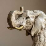 TCG 10" Elephant Mother Love Statue - Image 2