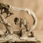 TCG 10" Elephant Mother Love Statue - Image 3