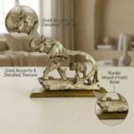 TCG 10" Elephant Mother Love Statue - Image 4