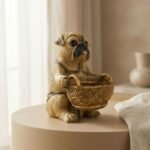 TCG 8.6" Pug Dog with Storage Basket Statue - Image 6