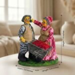 TCG 7.4" Dada Dadi Statue with Flower Basket - Image 8