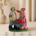 TCG 7.4" Dada Dadi Statue with Flower Basket - Image 7