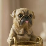 TCG 8.6" Pug Dog with Storage Basket Statue - Image 3