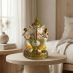 TCG 11" Golden Ganesha Statue - Image 5