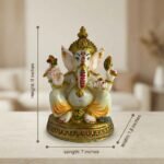 TCG 11" Golden Ganesha Statue - Image 8
