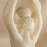 TCG 11" Marble Couple Holding Each Other in Arms - Image 2