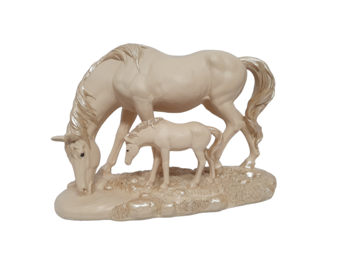 TCG 21cm 3D Horse with Baby Statue - Image 2