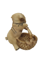 TCG 25cm Pug Dog with candy Basket Statue - Image 5