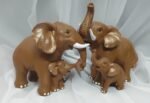 TCG 18cm Elephant Family Statue - Image 2