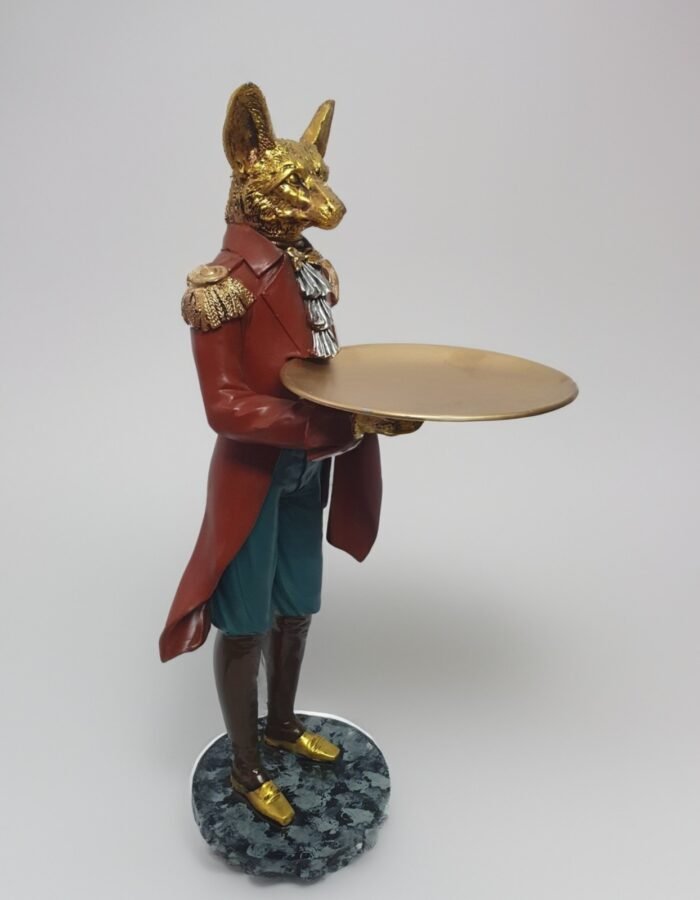 TCG 53cm Wolf with Tray Statue - Image 4
