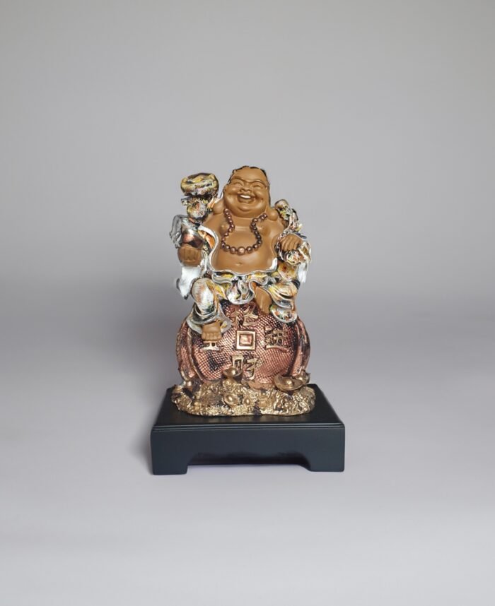 TCG 30cm Laughing Buddha Money kuber Statue. - Image 3